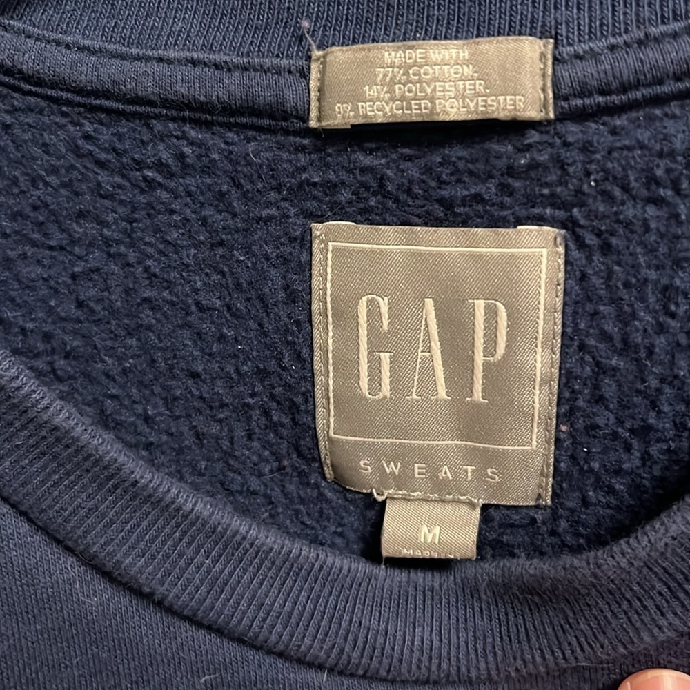 GAP Navy Blue Sweatshirt - Picture 2 of 4
